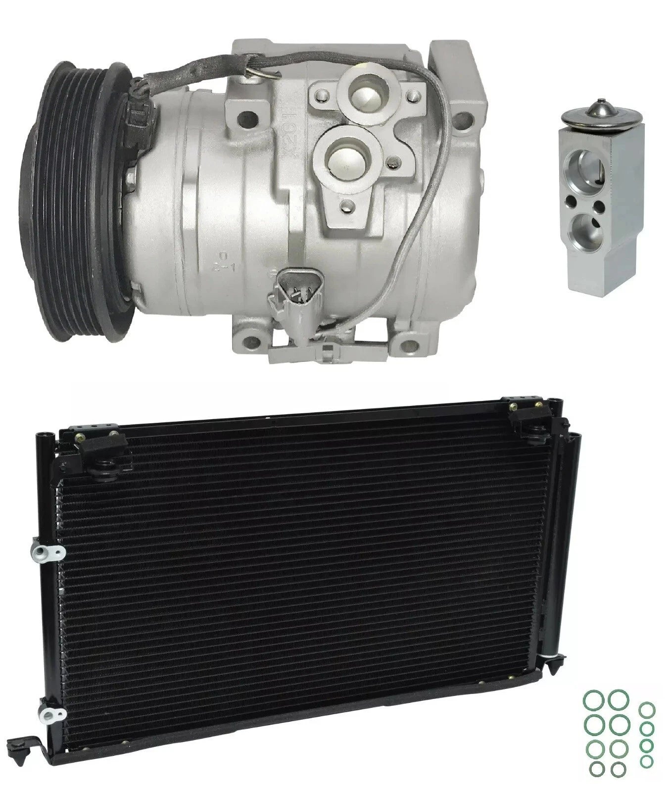 AC Compressor Kit with Condenser for Toyota Avalon 3.0L (2000–2004)