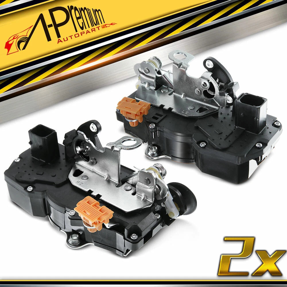 2X Rear Door Lock Actuator for Chevy Tahoe GMC Yukon Cadillac Escalade (2007–2014)