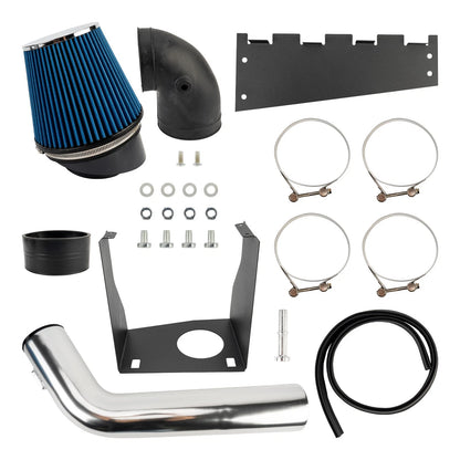 Cold Air Intake Kit with Blue 4\" Filter and Heat Shield for 2009-2010 F-150
