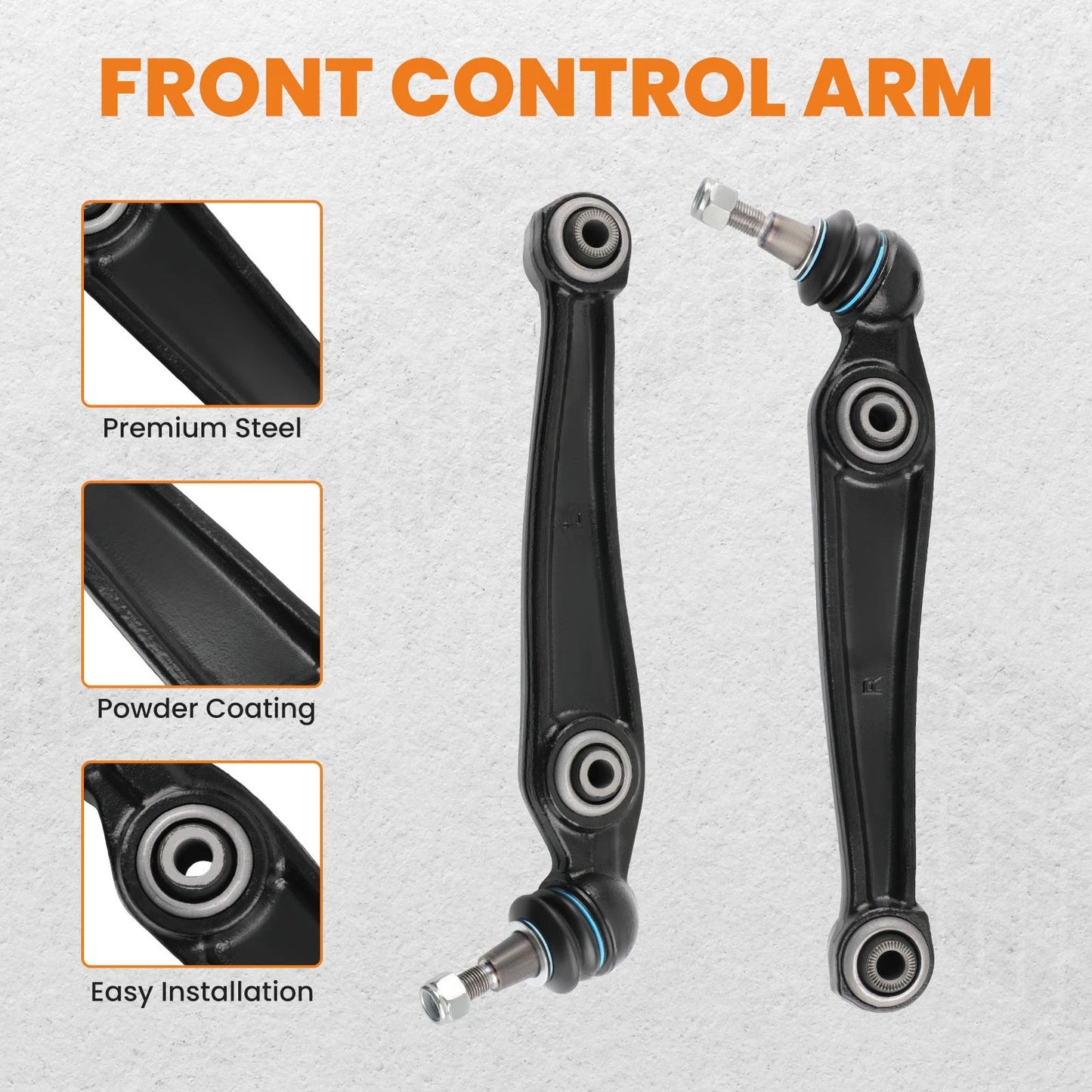 2x Front Lower Rearward Control Arm Kit for BMW X5 X6 (2014–2018)