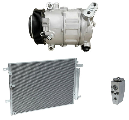 AC Compressor Kit with Condenser for Jeep Cherokee 2.4L (2015–2019)