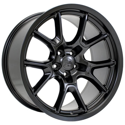 20 Inch Satin Black Wheel Replacement for 2005–2008 Dodge Magnum (One)