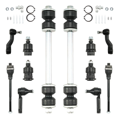 12pc Front Suspension Kit for Chevrolet Tahoe GMC Sierra (2003–2006)