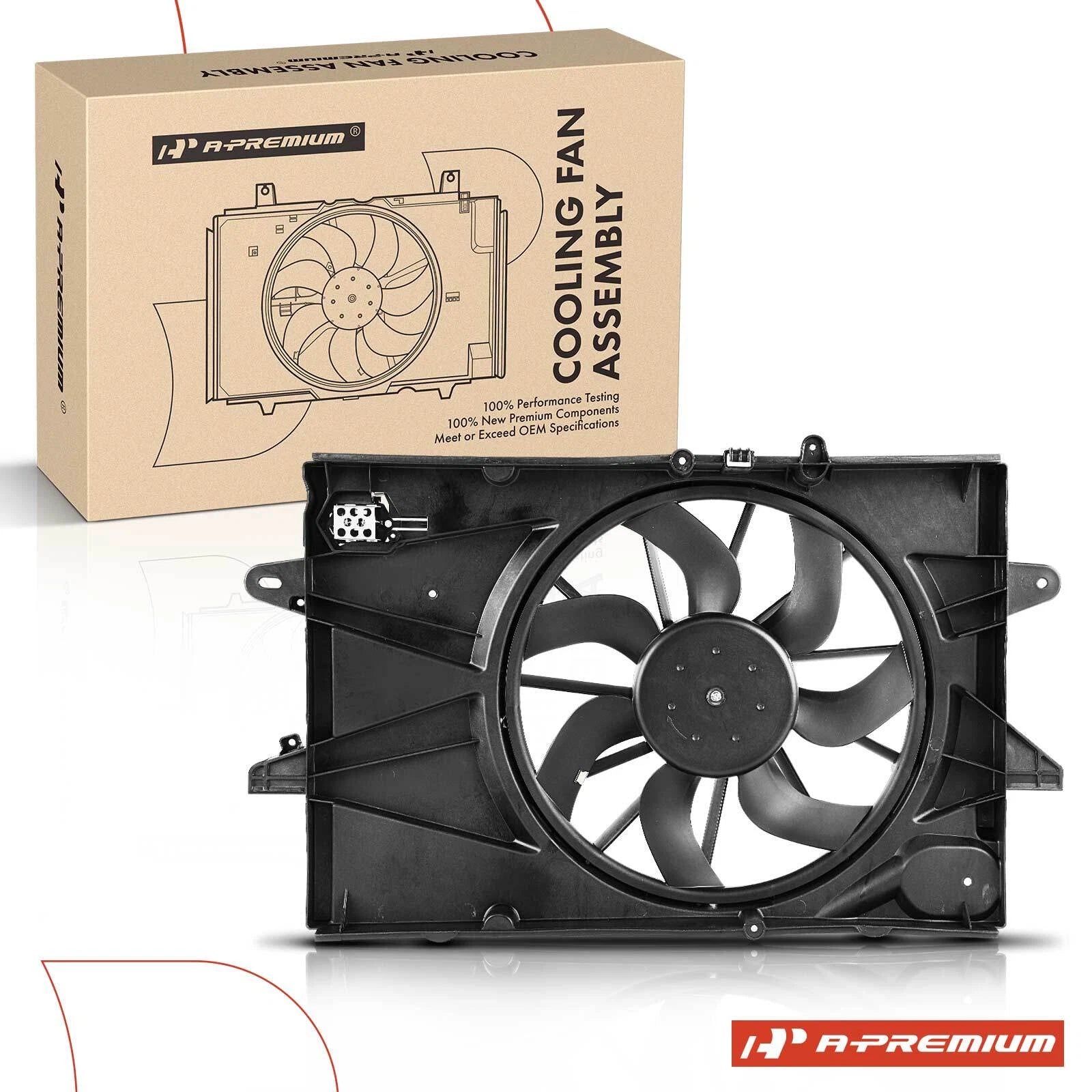 Cooling Fan Assembly with Shroud for Chevy Equinox GMC Terrain (2010–2017)