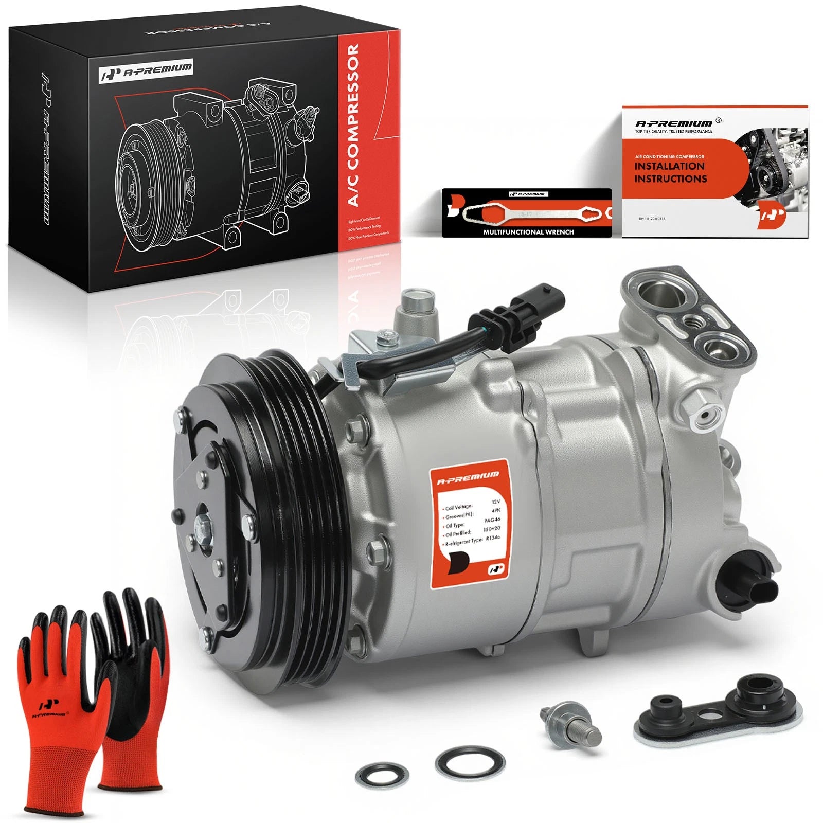 A/C Compressor with Clutch for Chevrolet Corvette (2020–2023)