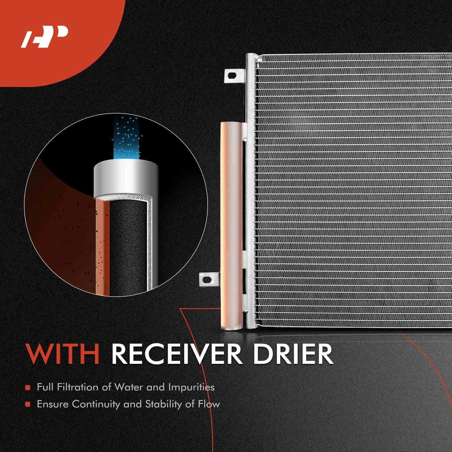 A/C Condenser & Cooling Fan Assembly for Chevy Spark (2013–2018)