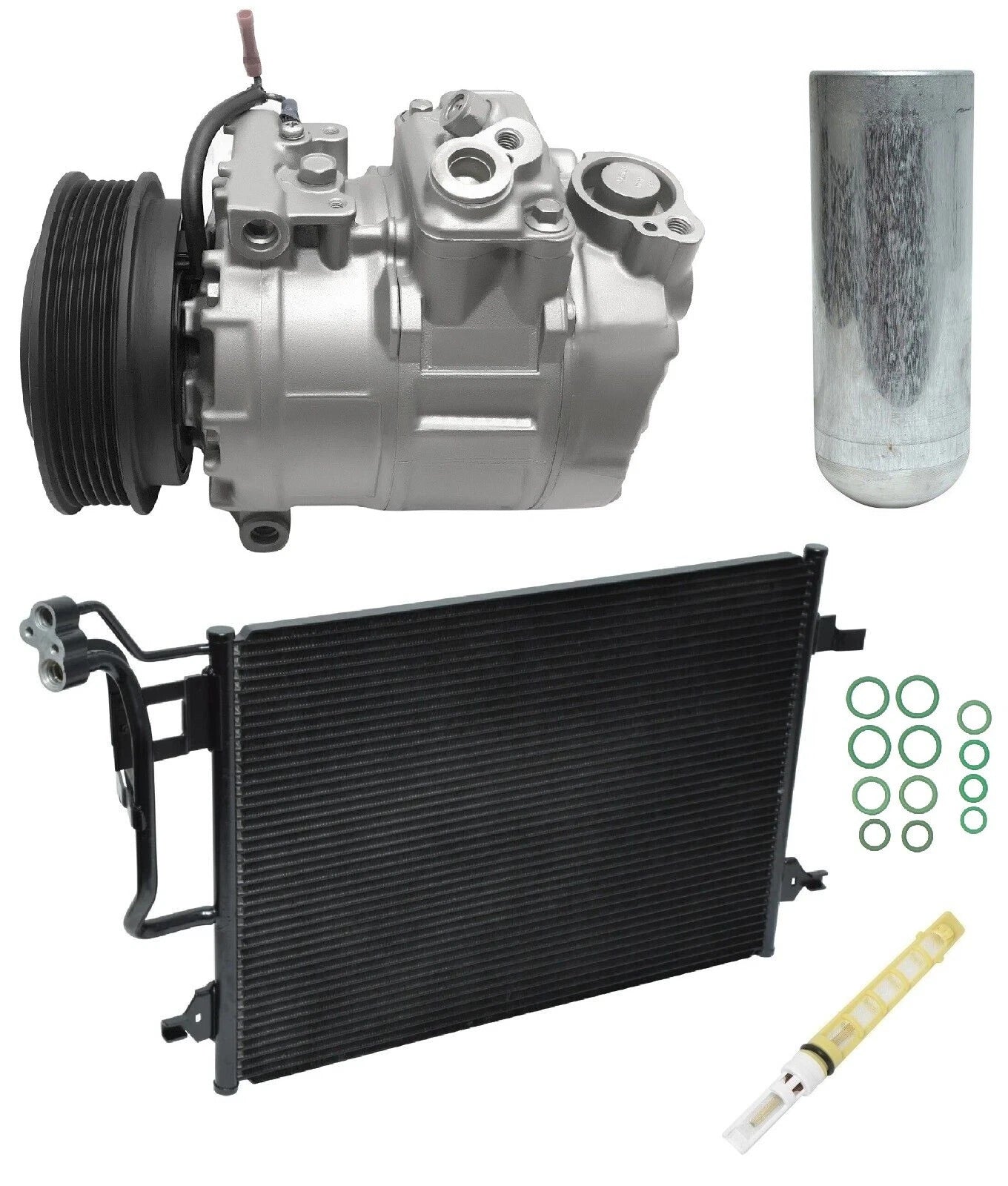 AC Compressor Kit With Condenser for Volkswagen Passat 2.8L (2003–2005)