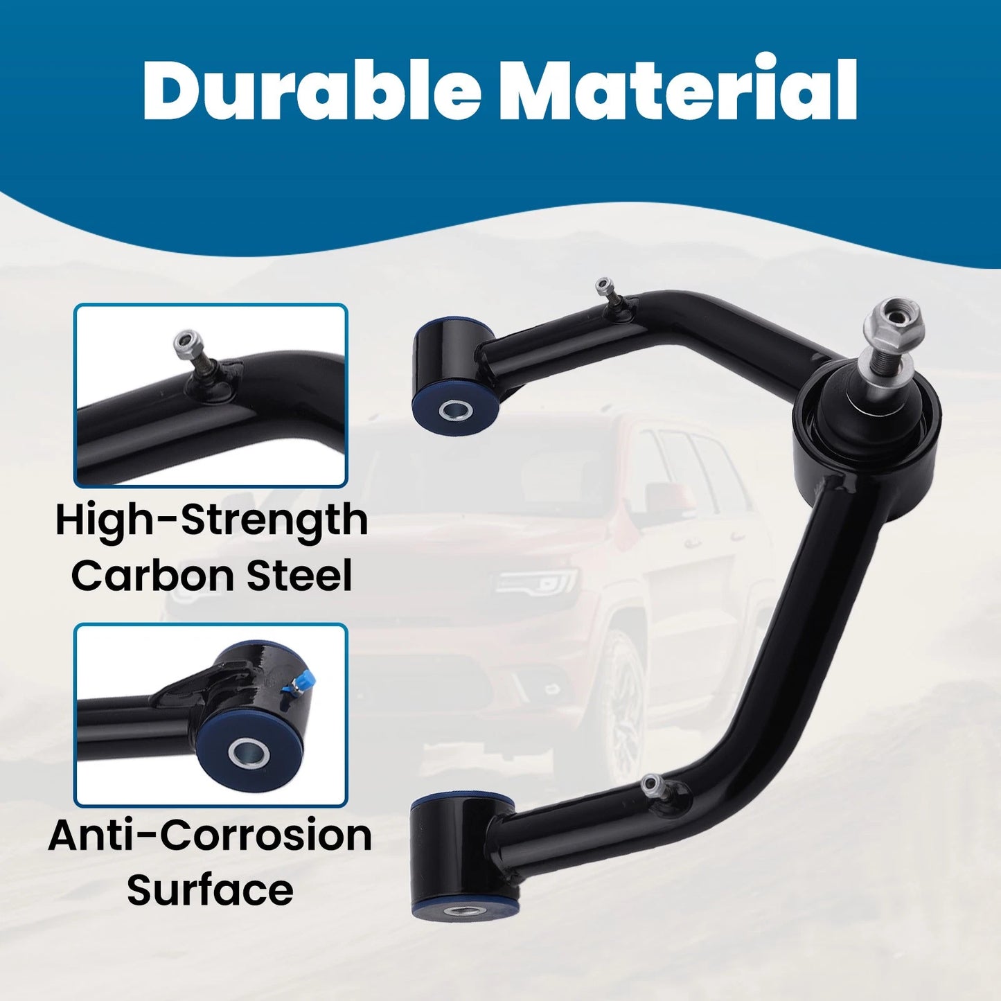Front Upper Control Arms for GMC Sierra 1500 (1999–2006) 2–4" Lift