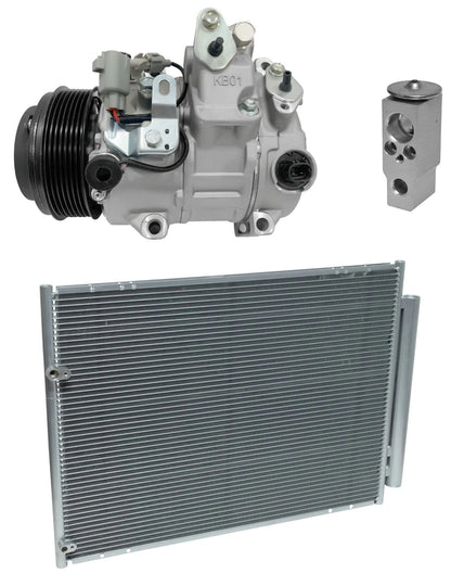 A C Compressor Kit With Condenser for Toyota Sienna 3.5L (2007–2010)