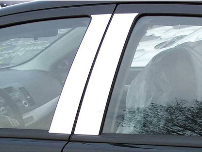 4pc. Luxury FX Chrome Pillar Post Trim For 2008-2017 Mitsubishi Lancer