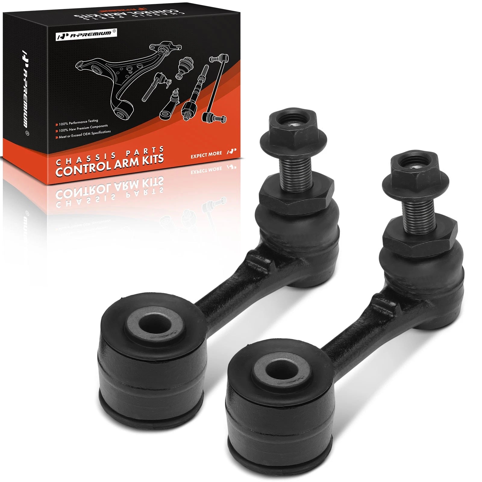 2X Rear Sway Bar Link for Chevy Silverado 3500 HD GMC Sierra 3500 HD (2001–2023)