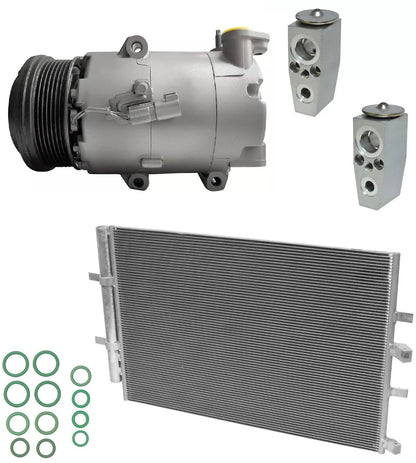 AC Compressor Kit With Condenser for Ford Transit-350 HD (2015–2015)