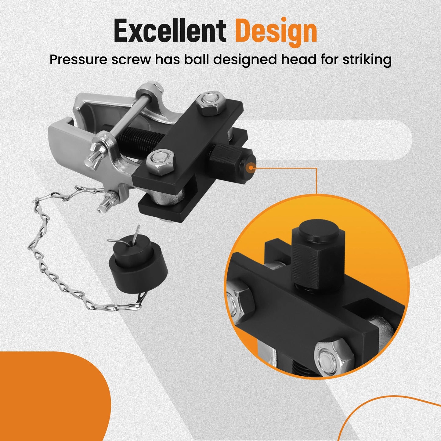 Heavy Duty Pitman Arm Puller for Heavy-Duty Trucks (3/4) (Adjustable)