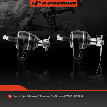 2X Front Lower Ball Joints for Chevrolet Impala (1958–1970) Corvette (1963–1982)