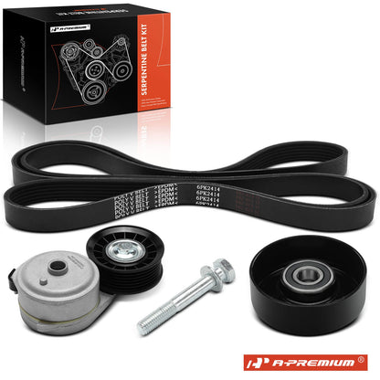 3X Serpentine Belt Drive Component Kit for Chevrolet Silverado 1500 (2007–2018)