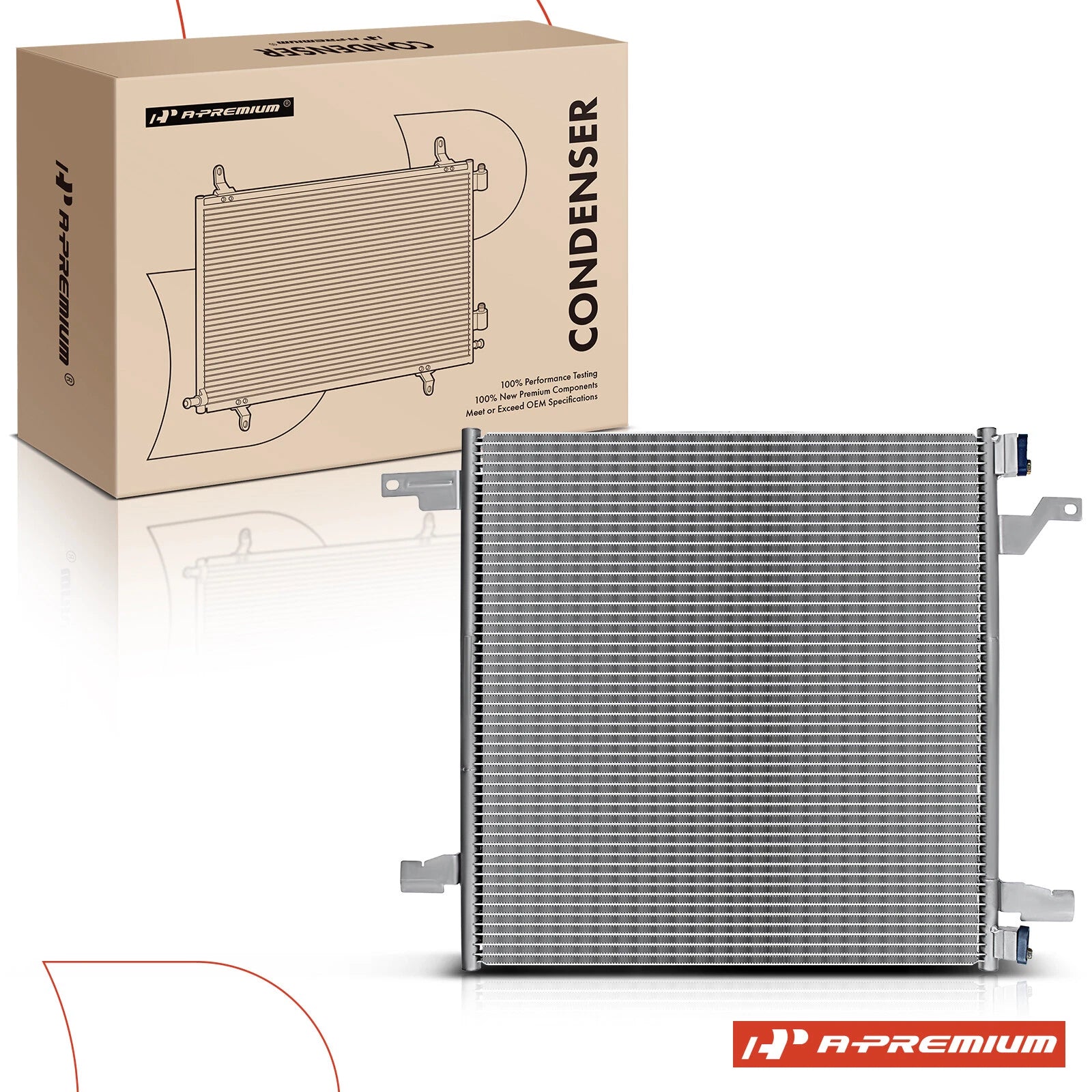 A/C Condenser with Bracket for Mercedes-Benz ML320 ML350 (1998–2005)