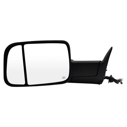 Black Textured Side Mirror for Dodge Ram 1500/2500/3500 (1998–2002) Power