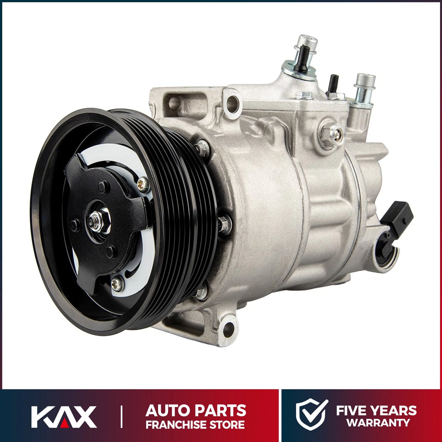 AC Compressor with Clutch for Volkswagen Beetle Jetta Golf Passat (2006–2014)