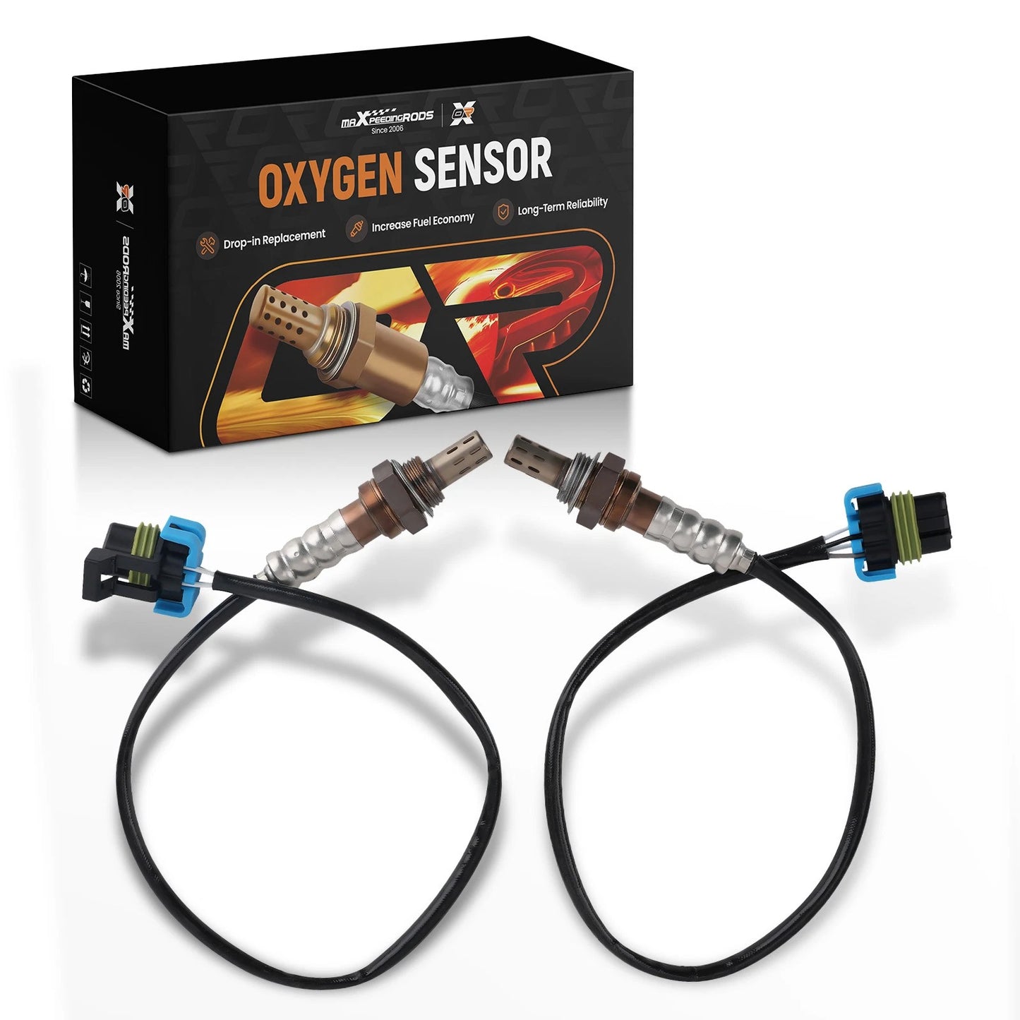2pc Upstream Oxygen Sensor for Cadillac Escalade 6.0L (2003–2006)