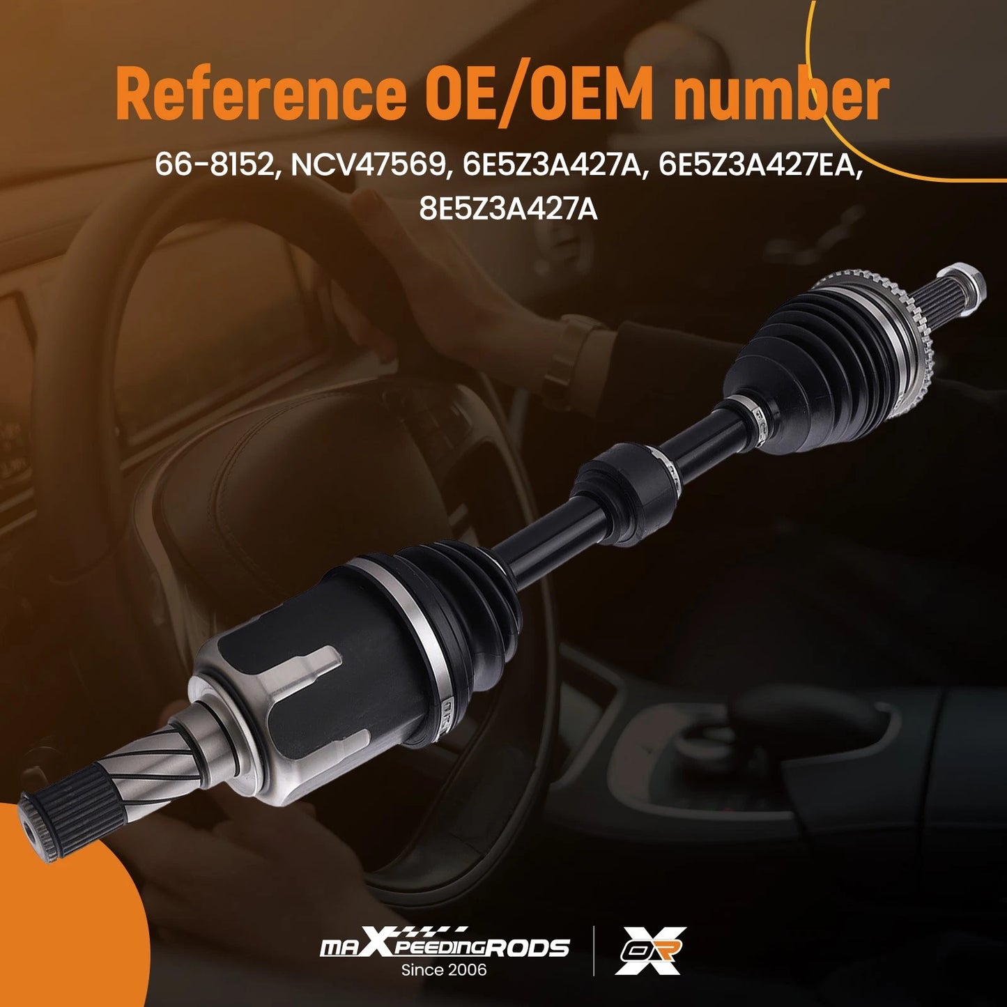 CV Axle Shaft Driver Side for Ford Fusion Mazda 6 Mercury Milan (2003–2009)