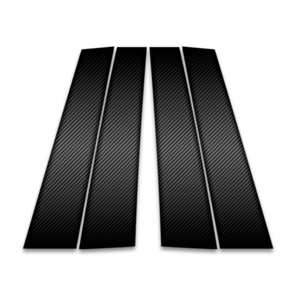 4pc Carbon Fiber Pillar Post Covers for 2021-2023 Mercedes-Benz S Class