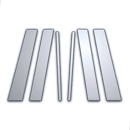 6Pc Chrome Pillar Post Covers for Cadillac Seville (1998–2004)