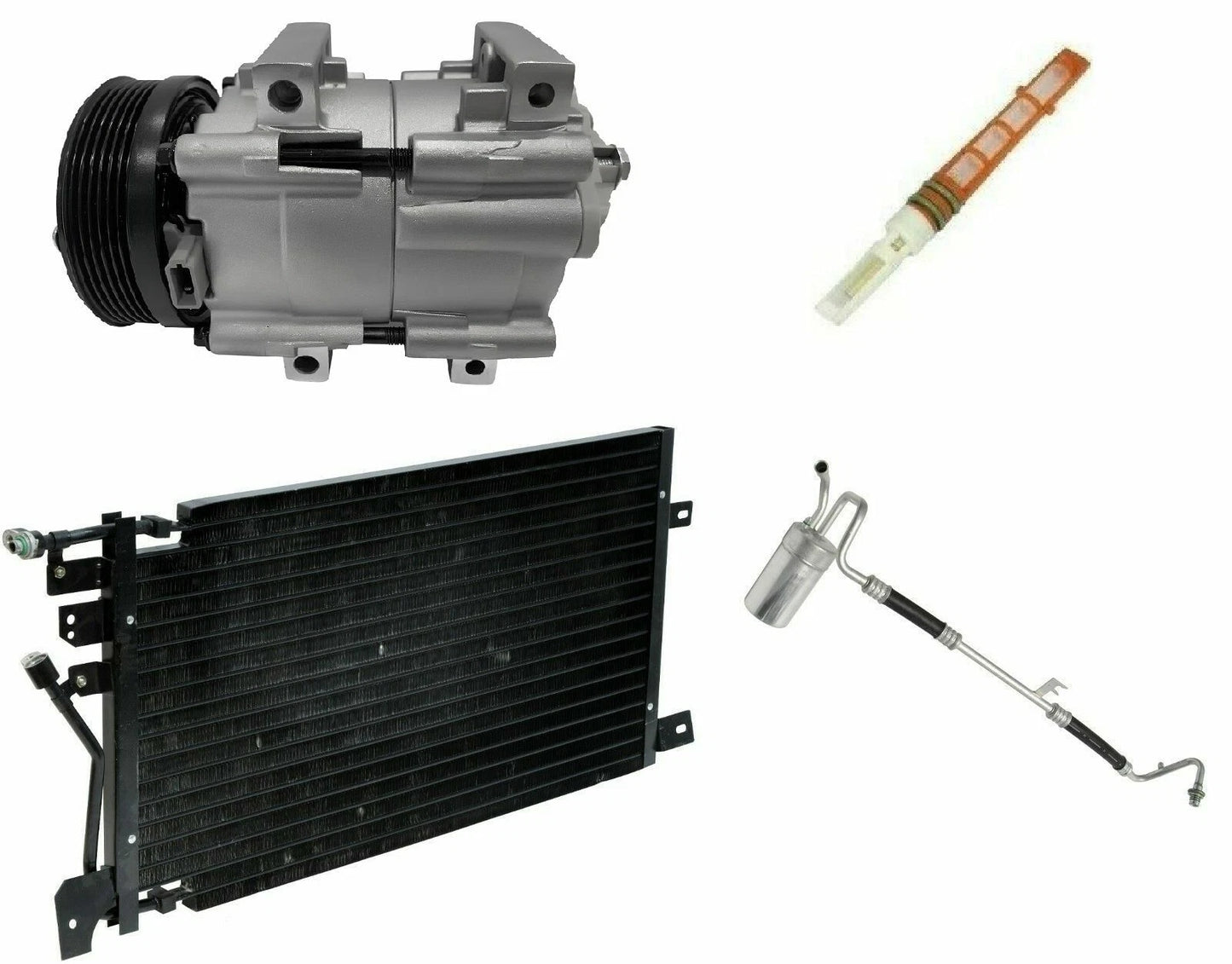 A C Compressor Kit with Condenser for Mercury Sable 3.0L (2001–2005)