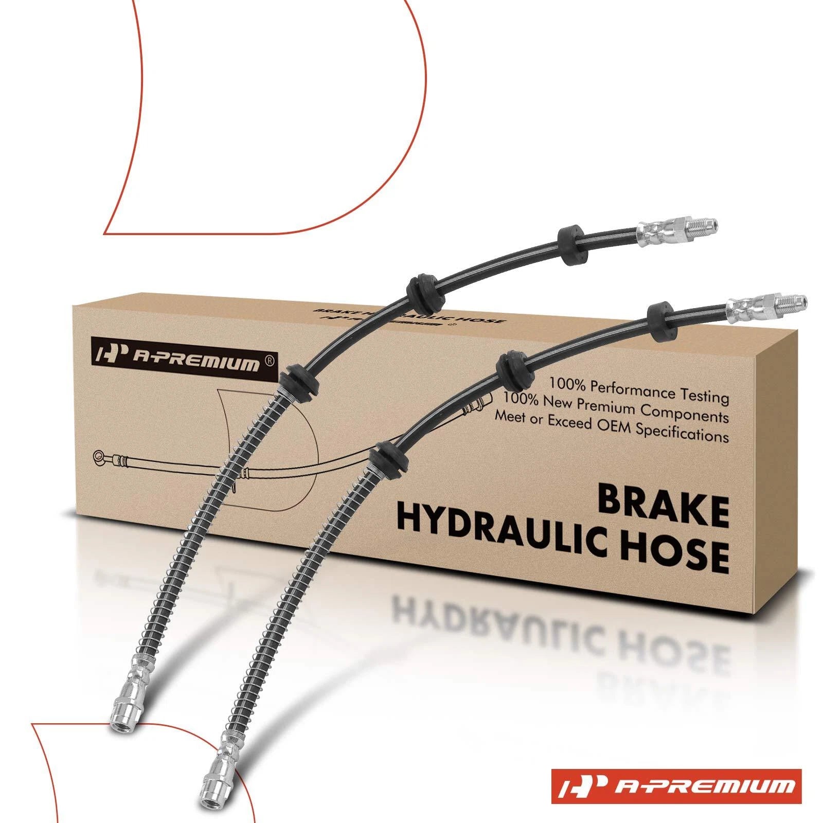 2X Rear Brake Hydraulic Hose for Mercedes-Benz ML250 ML350 (2012–2015)