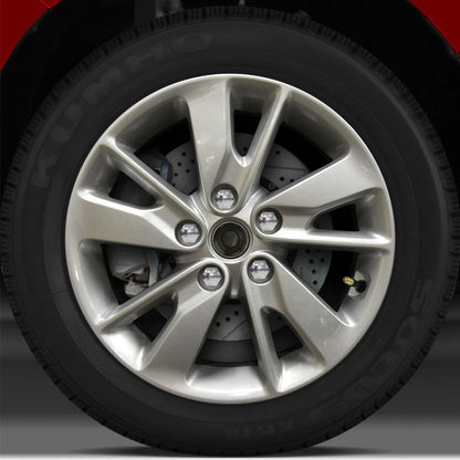 16x6.5 Factory Wheel (Medium Sparkle Silver Full Face) for 2016-2018 Kia Optima