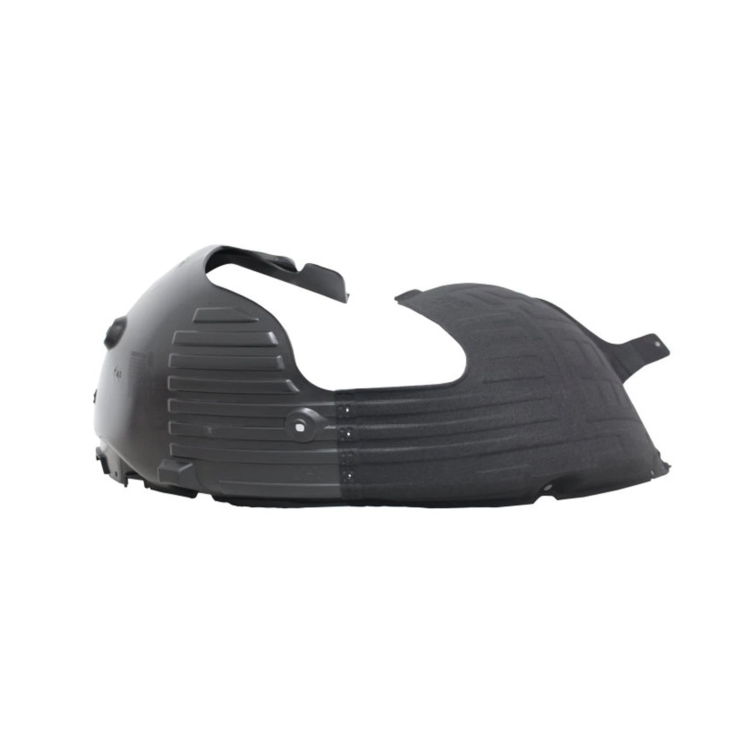 Replacement Polypropylene/PET Plastic Driver Side Front Fender Liner w/o Chrome
