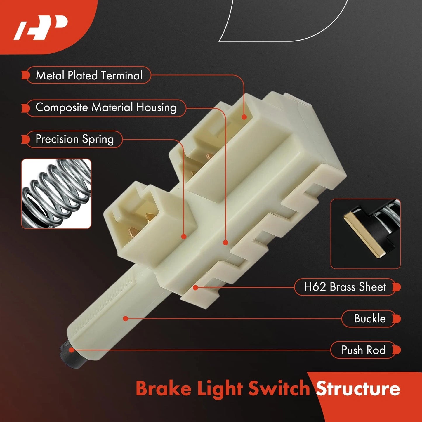 Brake Light Switch for Chevy Equinox (2005–2020)