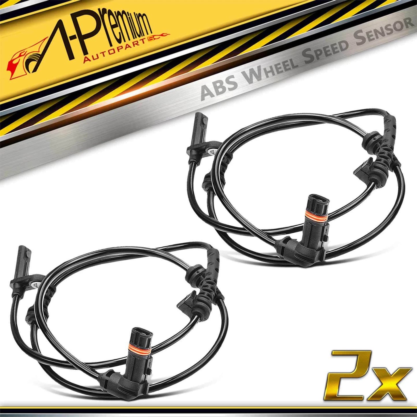2X Front ABS Wheel Speed Sensors for Mercedes-Benz S450 S350 S550