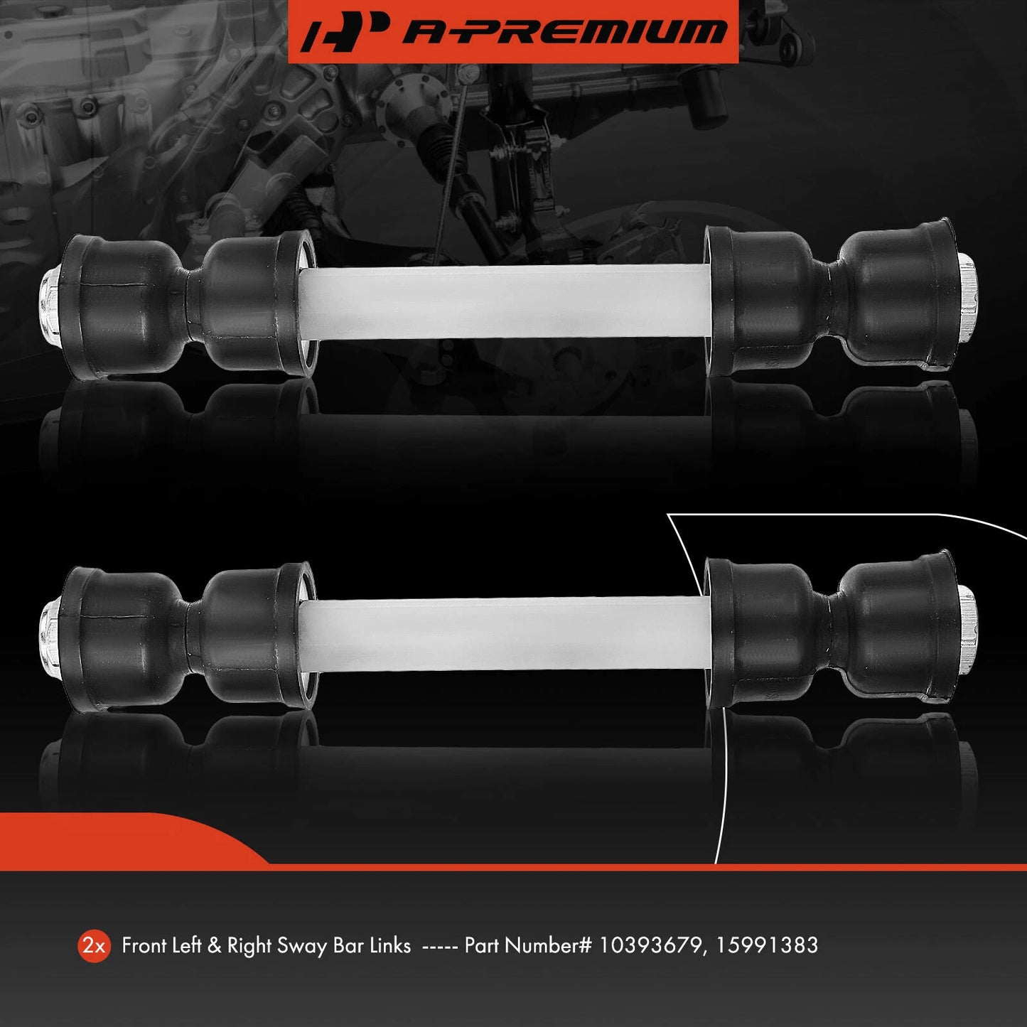 2X Front Stabilizer Bar Link for Chevy Malibu (1978–1983)