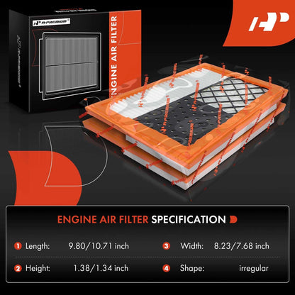 2X Engine Air Filter for Mercedes-Benz E320 E350 GL320 ML320 (2003–2009)