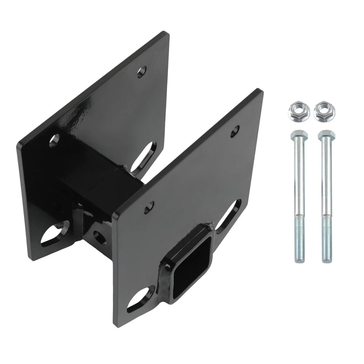 Bumper Hitch Receiver Adapter for RV 2" Receiver Fits 4" x 4" Square Beam (2" )