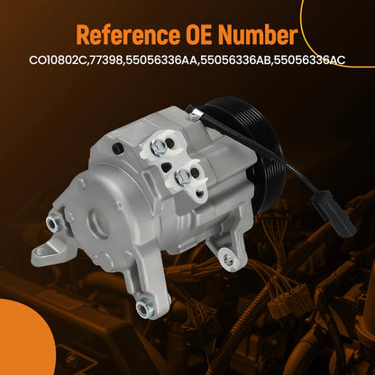 7-Groove A/C Compressor for Dodge Ram 1500 2500 3500 (2003–2008)