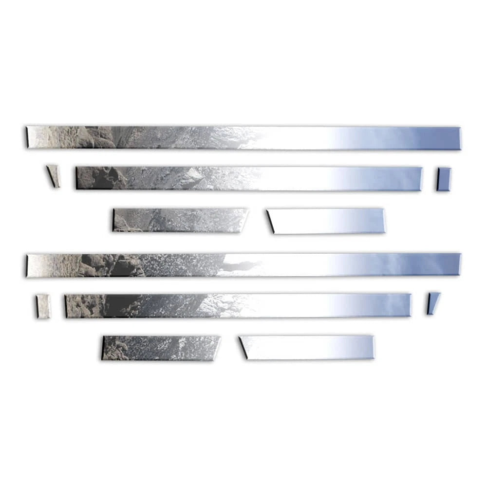 Diamond Grade 12pc 2 5/8" Accent Trim for 17-24 Ford Superduty Crew Cab 6.5' Be