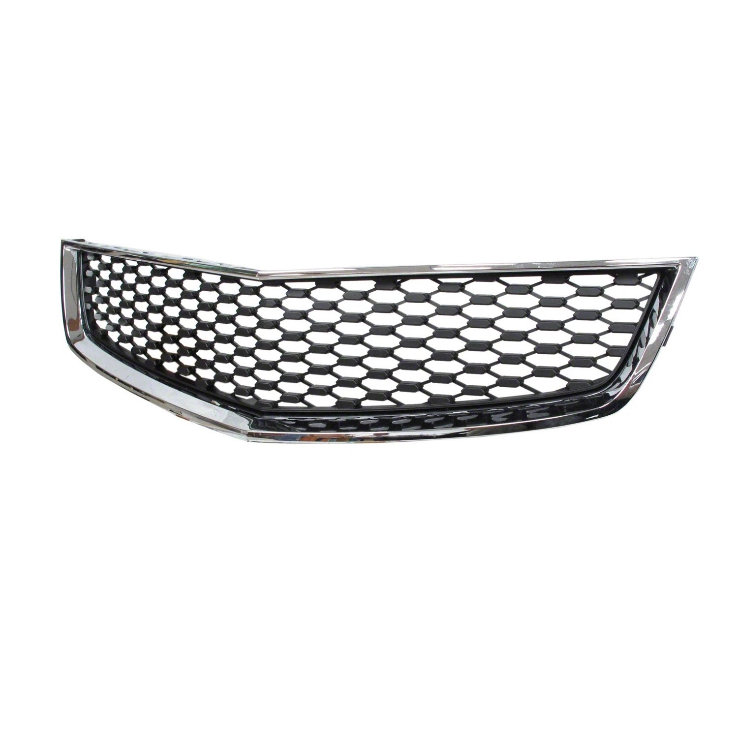 Replacement Black Chrome Plastic Front Lower Grille For 2010-2015 Chevy Equinox