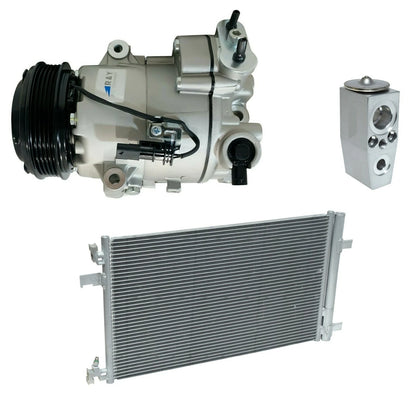 AC Compressor Kit with Condenser for Chevrolet Cruze 1.4L (2014–2016)