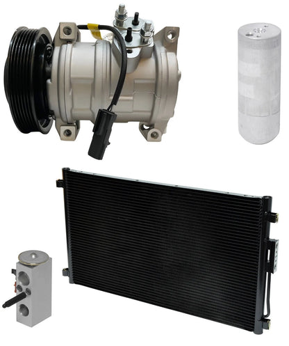 A C Compressor Kit With Condenser for Chrysler Voyager 2.4L (2003–2003)