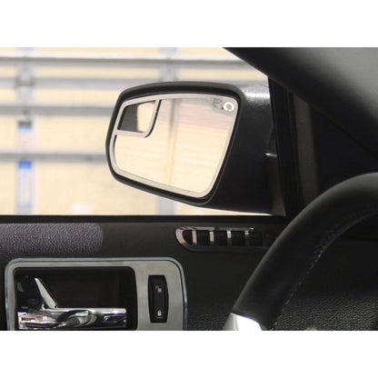 Brushed Stainless Steel Side Mirror Trim with 5.0 for 2011–2013 Ford Mustang GT