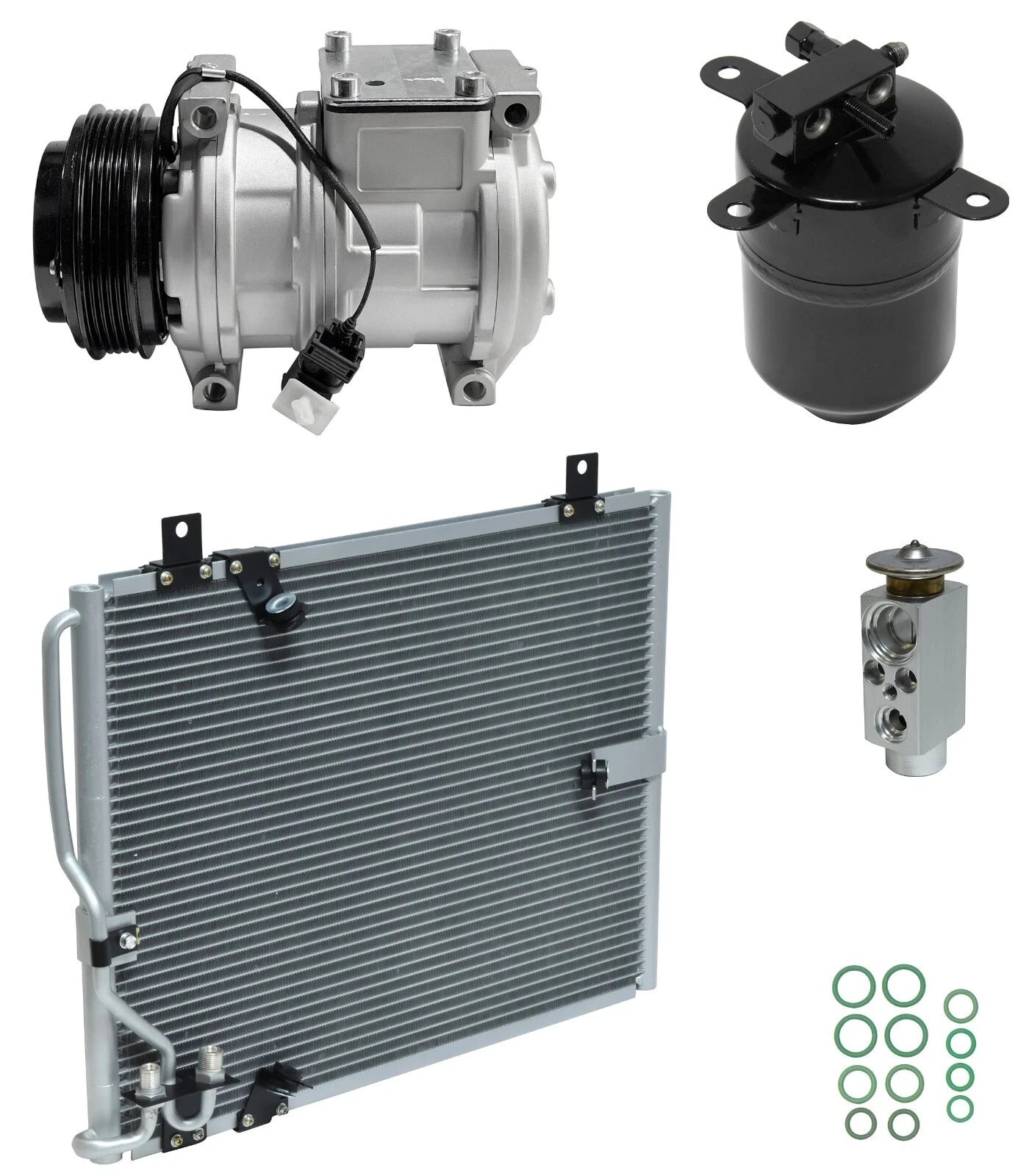 AC Compressor Kit with Condenser for BMW 530i 3.0L (1995–1995)