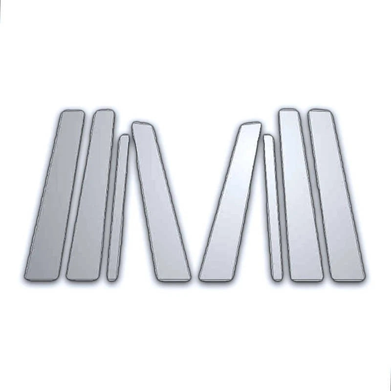 8Pc Chrome Pillar Post Covers Replacement for Jaguar X-Type (2002–2007)