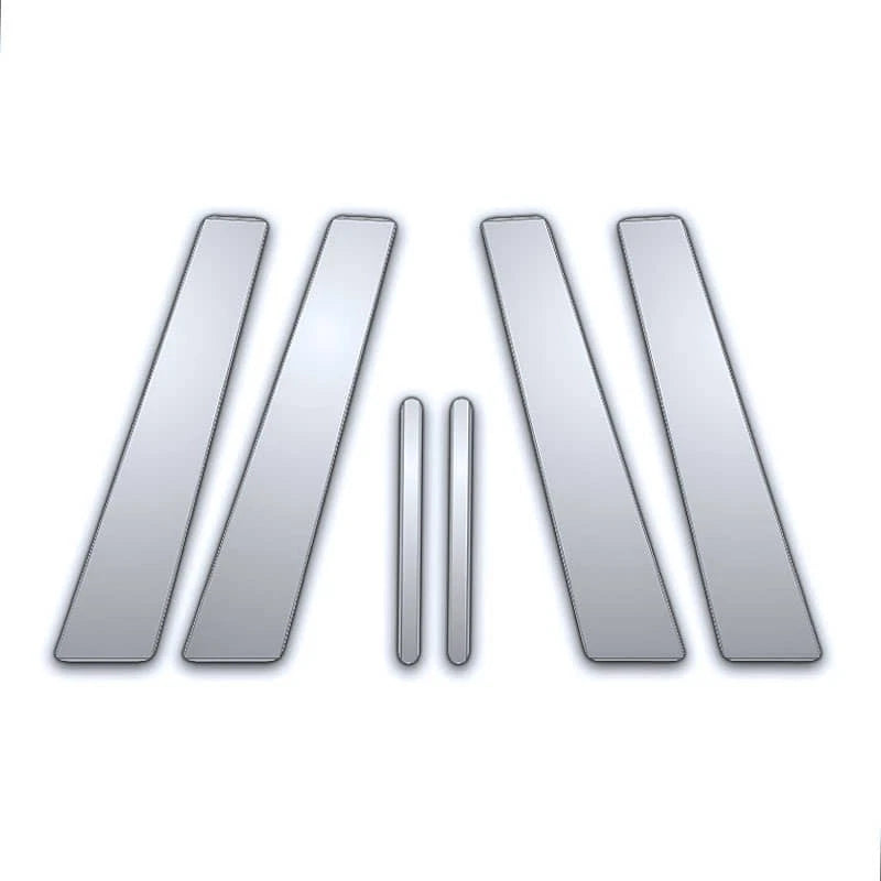Chrome Pillar Posts 6 Piece Set for Volkswagen GTI (2010–2012)