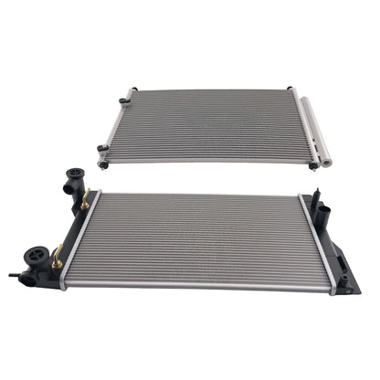 Coolant Radiator and Condenser for Toyota Corolla Matrix 1.8L (2009–2017)