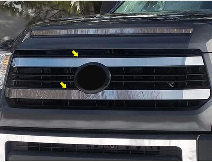 2pc. Luxury FX Stainless Steel Grille Accent Trim for 2014-2020 Toyota Tundra