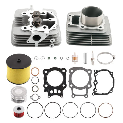 Cylinder Head Piston Gasket Top End Kit for Honda Rancher 350 TRX350 (2000–2006)
