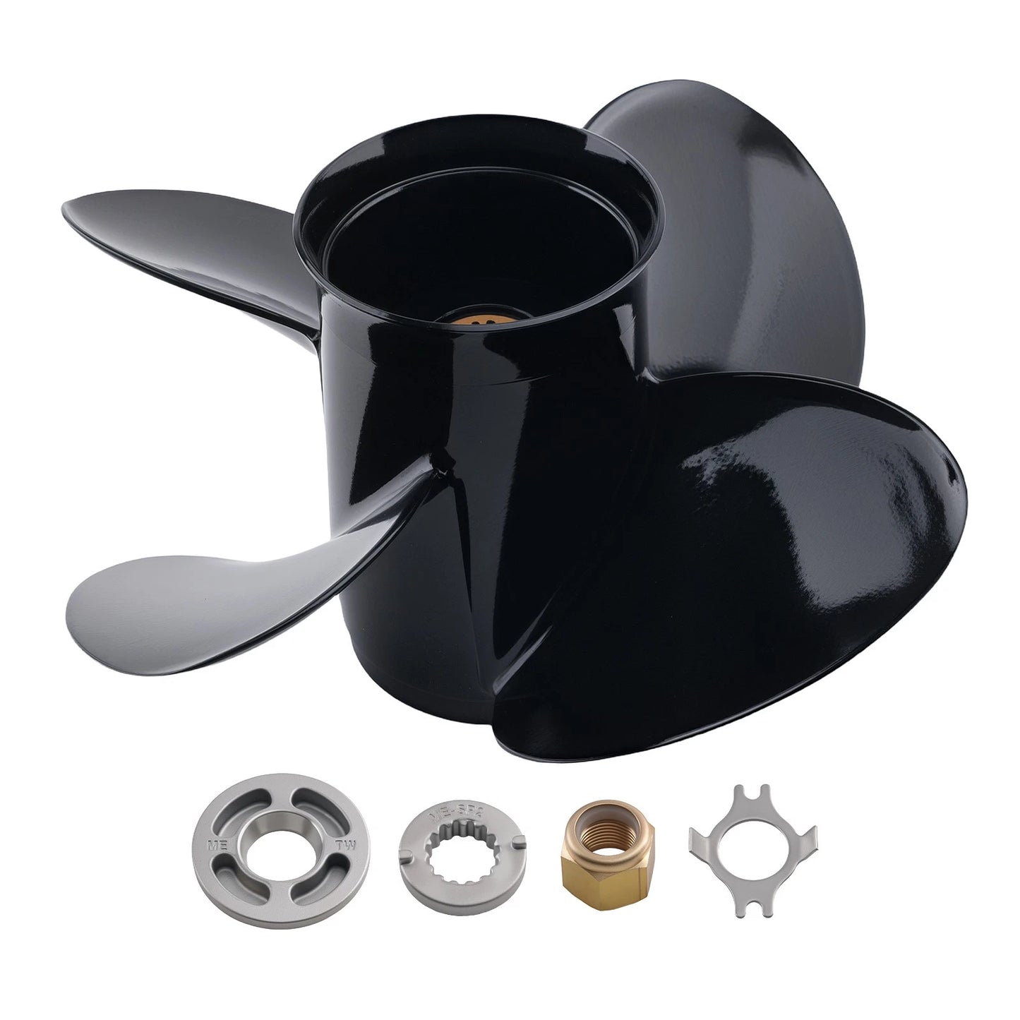 4-Blade Aluminum Propeller for Mercury 75/90/100/115HP (48-8M8026590)
