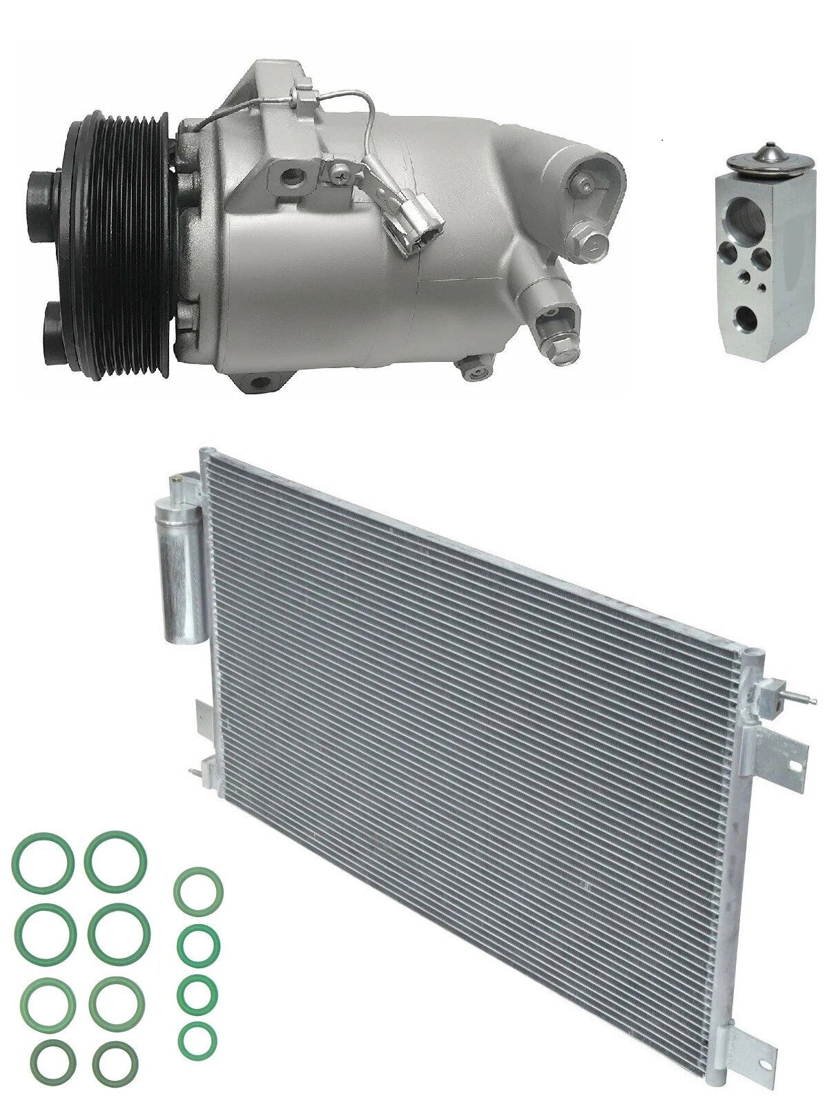 AC Compressor Kit with Condenser for Nissan NV1500 4.0L (2013–2013)