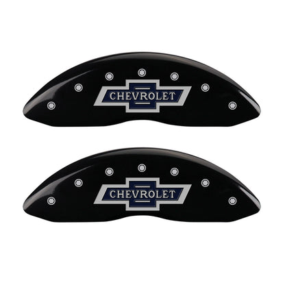 Black Caliper Covers Set of 4 100th Anniversary Logo for 2015-2020 Chevy Tahoe